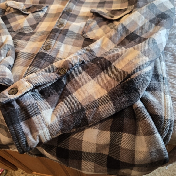 Freedom Foundry Fleece Button Down Plaid Shirt/Jacket Size XL - Picture 9 of 15